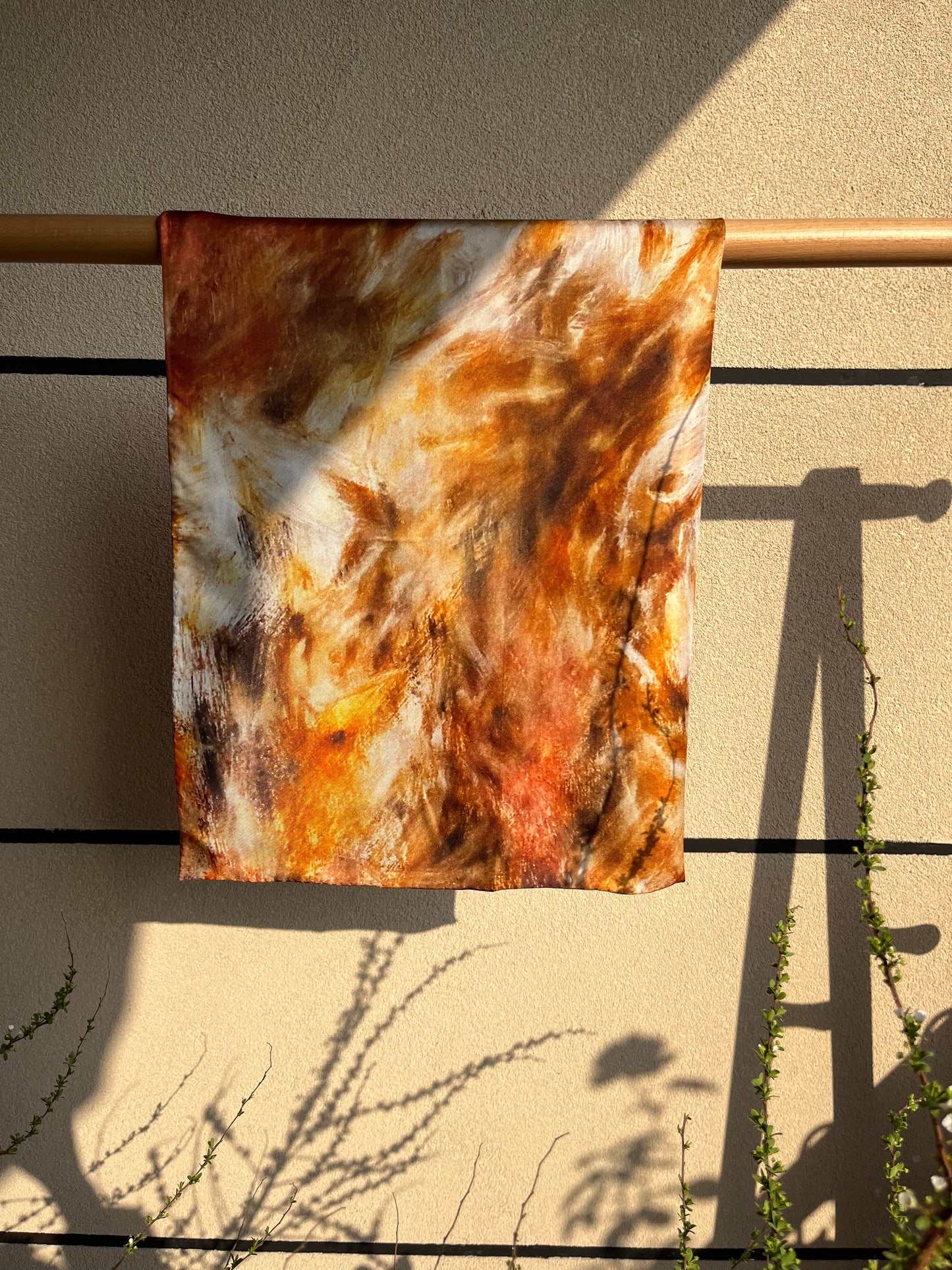 100%Silk Scarf Women's Silk Scarves 65X65CM Chocolate Dream by Leemons PQ22