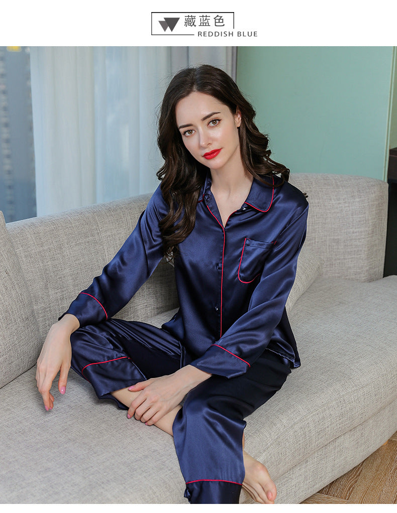 Women's 100%Silk Pajamas 2pcs Set XM-80