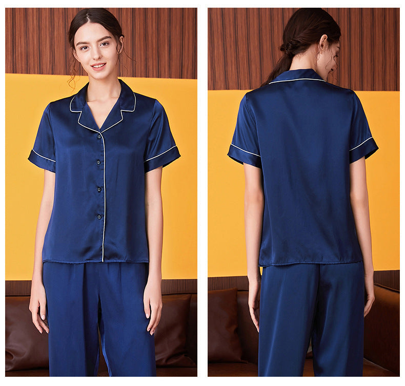 Women's 100%Silk Pajamas Set XM-71