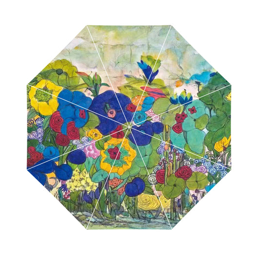 Flower Vintage Foldable Umbrella Rain Anti-UV Protection Sunblock Umbrella Girls Parasol PQ55