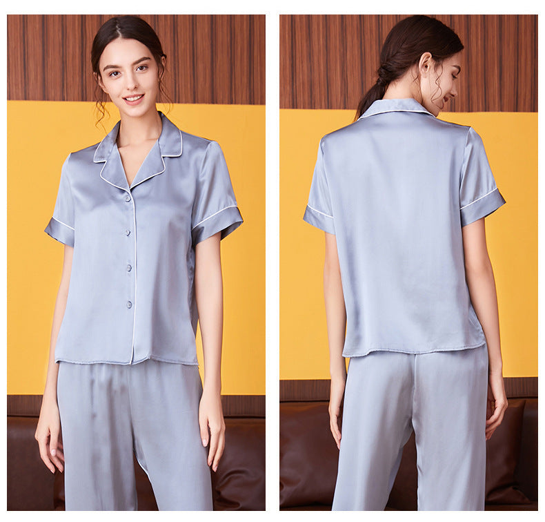 Women's 100%Silk Pajamas Set XM-71