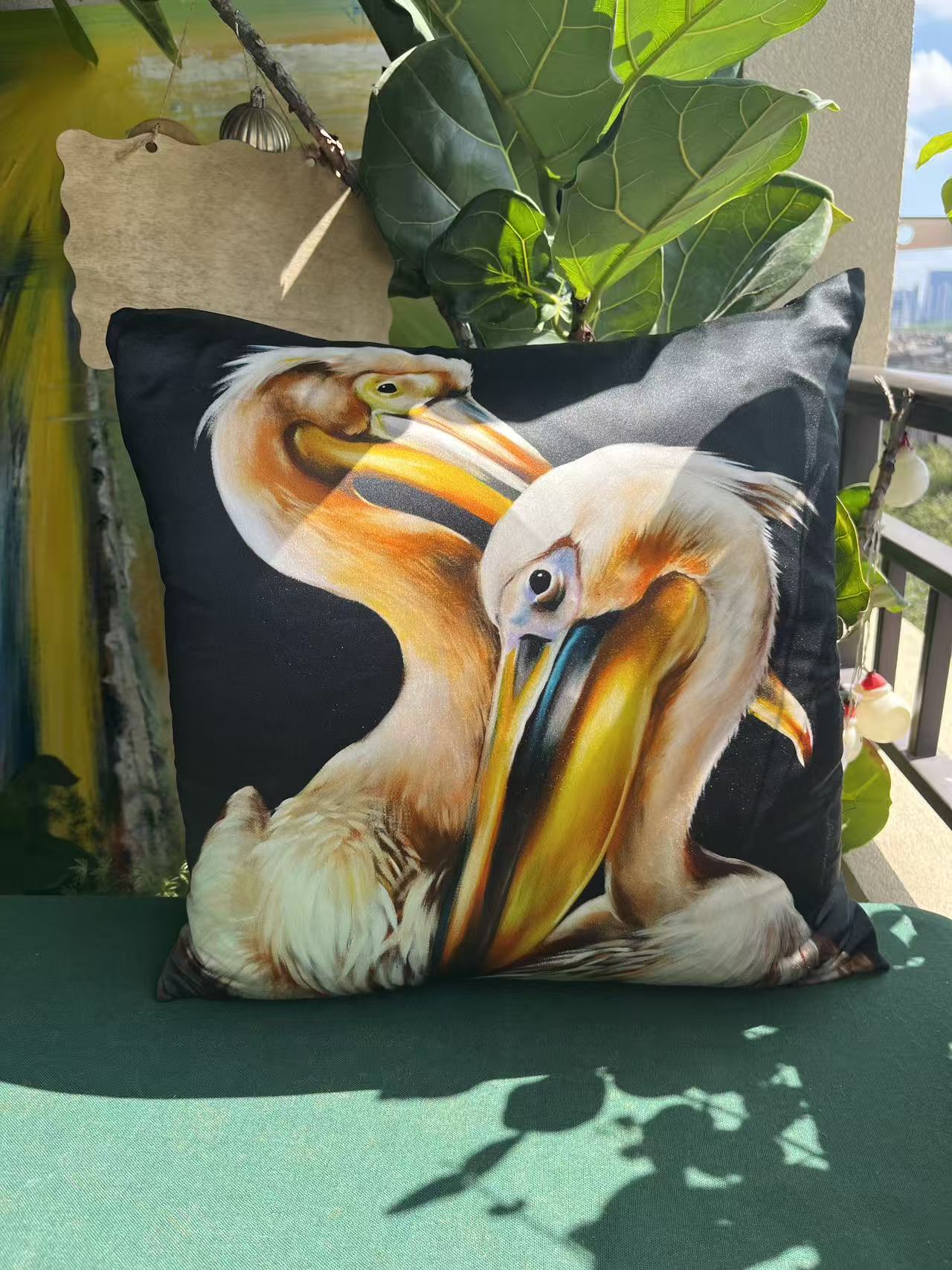 22 Momme Grade 6A Mulberry Silk Cushion Cover Throw Pillowcase PQ18 Dating Designed by Anastasie 17.7"x17.7"