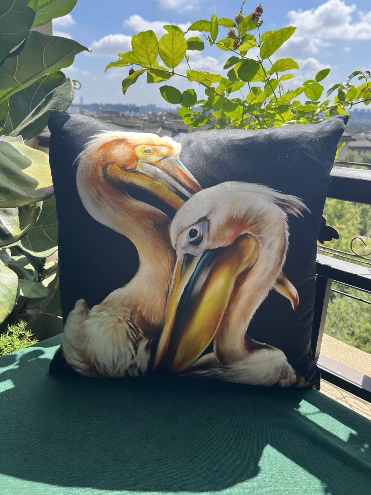 22 Momme Grade 6A Mulberry Silk Cushion Cover Throw Pillowcase PQ18 Dating Designed by Anastasie 17.7"x17.7"