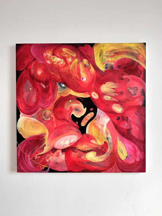 Wake Up by China Artist Arlene CA03 100*100cm