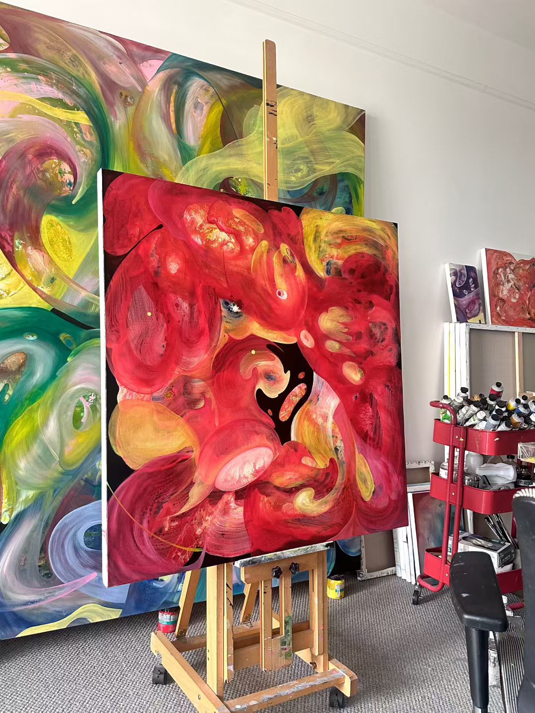 Wake Up by China Artist Arlene CA03 100*100cm