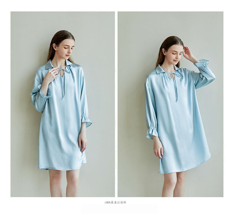 100%Silk Pajamas Women's Robe SK-113