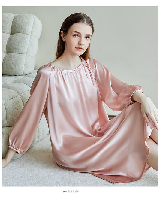 100%Silk Pajamas Women's Robe SK-112