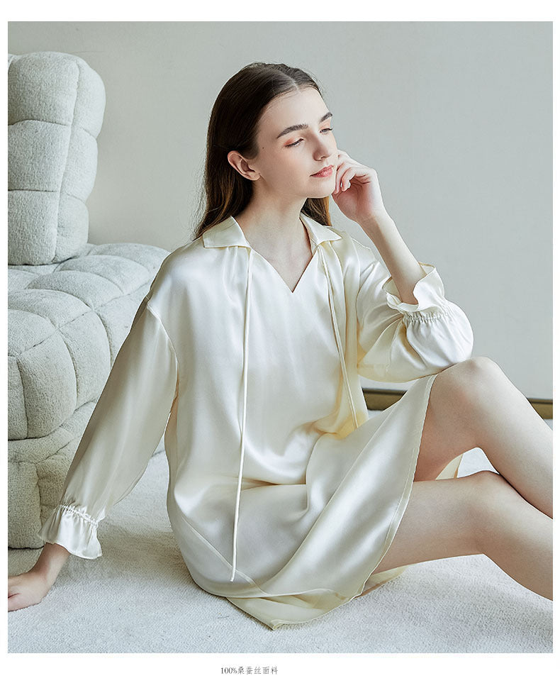 100%Silk Pajamas Women's Robe SK-113