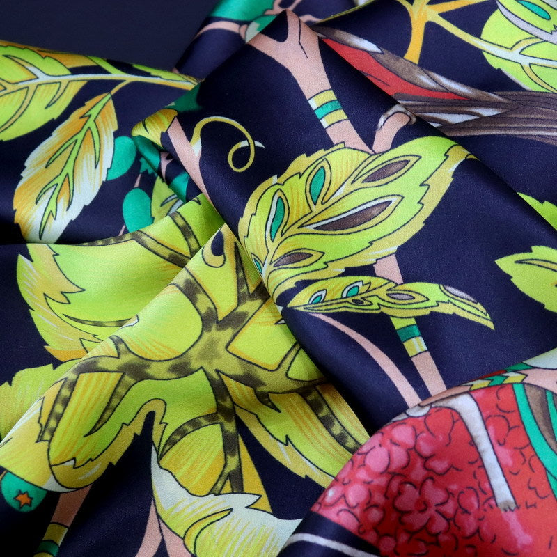 Women's 100%Silk Printed Scarf 140*140cm BG-146