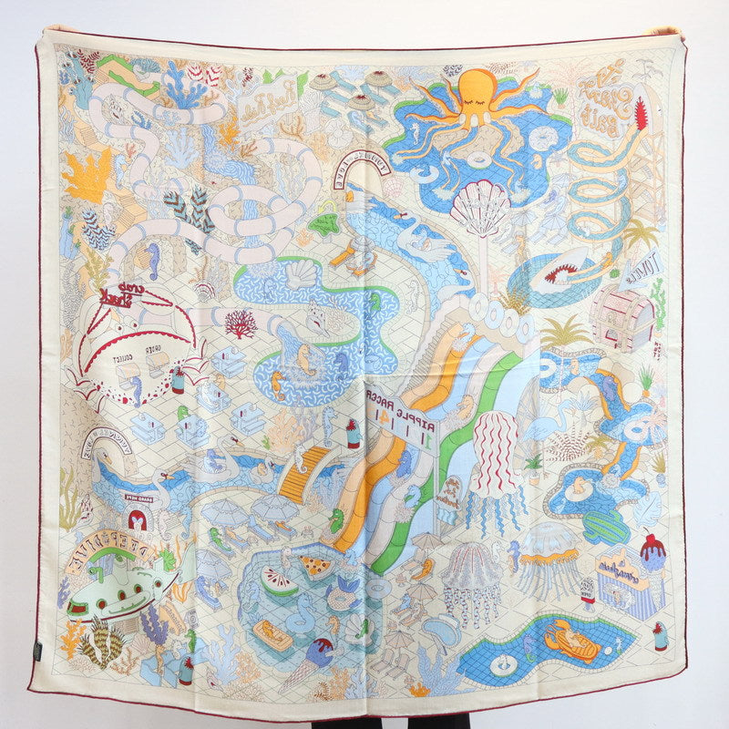 Women's Printed Silk Wool Scarf 135*135cm BG-130